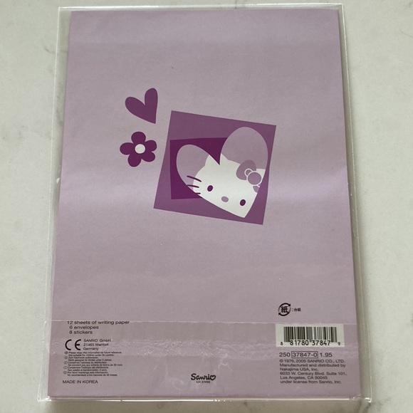 Vintage Sanrio Hello Kitty Letter Set - Picture 2 of 3